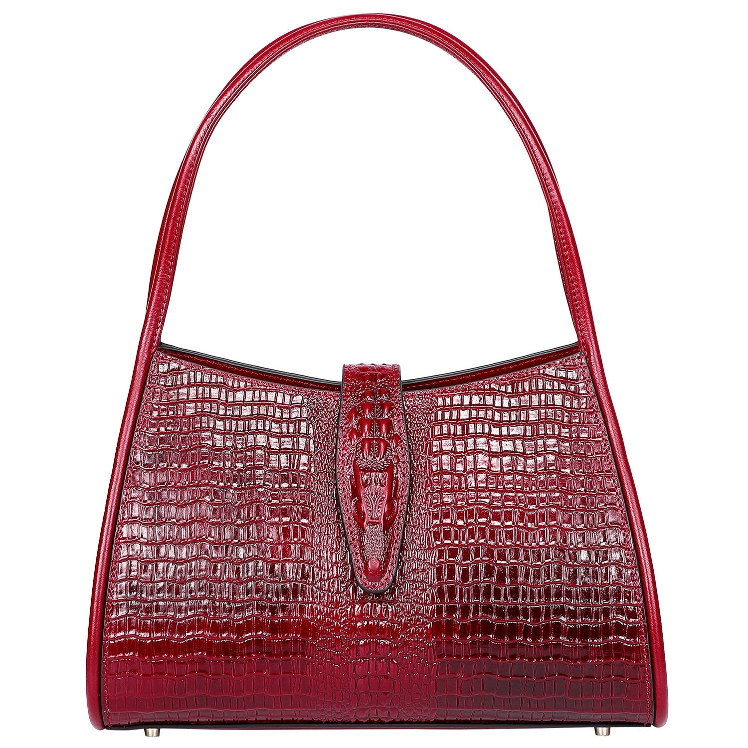 Designer Crocodile Handbags for Women Top Handle Satchel Bag – PIJUSHI
