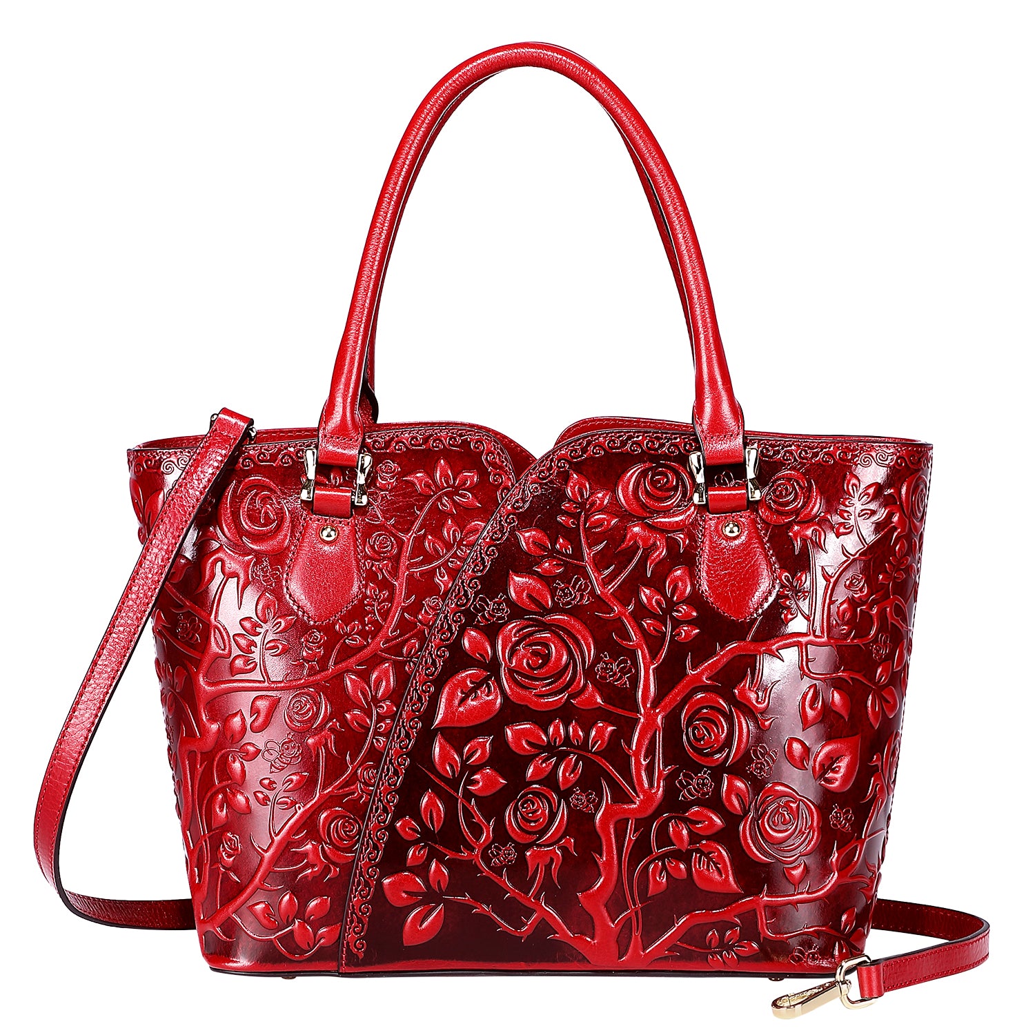 PIJUSHI Designer Handbags For Women Floral Purses Top Handle Handbags ...