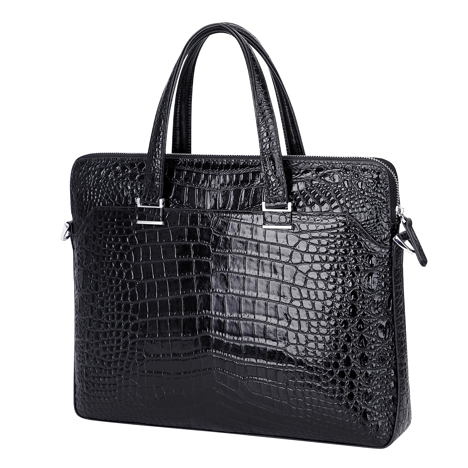 Crocodile Leather Briefcase Men